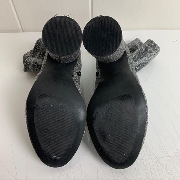 Steve Madden Garrick Booties Gray Sparkles Women’s 7.5 - Picture 3 of 7